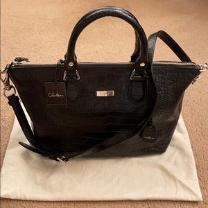 NWT Cole Haan Embossed Leather Purse